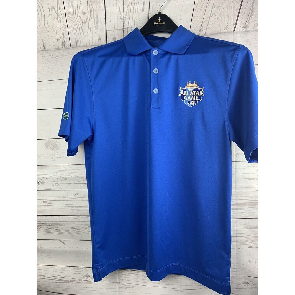 Nike Golf blue Mens‎ Small Dri-Fit KC Royals 2012 All Star Game Polo shirt